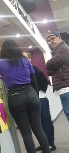 PF WORKER IN TIGHT BLACK JEANS