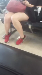 Beautiful legs and face waiting
