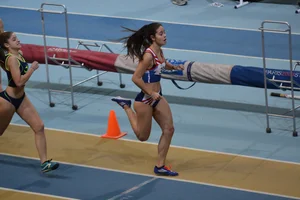 Candid track and field girls