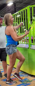Cute Blonde Milf in shorts