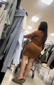 Meaty latina in dress