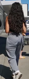Grey trackies