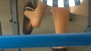 College candid teens