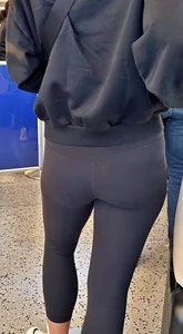 Hot Blonde in ALO at airport (with face)