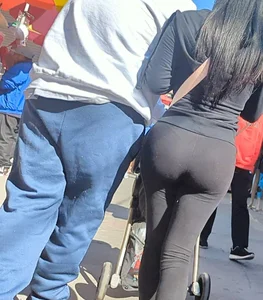 Latina in Black Leggings VTL (OC)