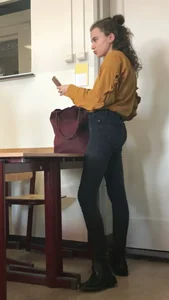 Candid teen schoolgirl