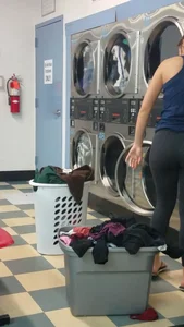 Laundromat leggings OC. caught?
