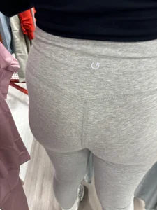 Oblivious big booty tight latina