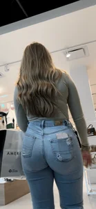 Hot Blonde Pawg In Jeans Shopping