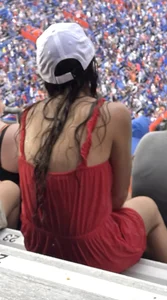 College gal at football game VTL