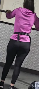 VPL Milf ass in leggings