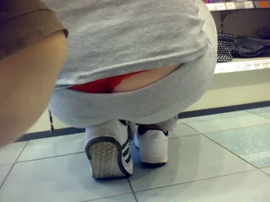 Huge collection of whale tails, ass cracks and panty peeks in public