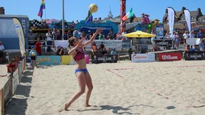 Weymouth beach volleyball girls  2019