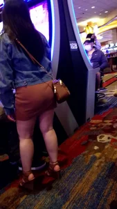 Latina in skirt