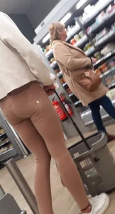 First post. Slim tight ass in leggings