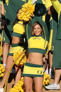 Candid cheerleaders