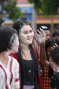 Water Festival girls in Thailand