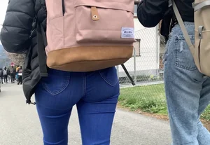First post. Teen in blue jeans
