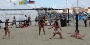 Weymouth beach volleyball girls  2019