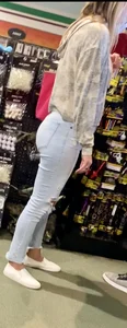 MILF tight jeans