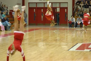 Candid cheerleaders