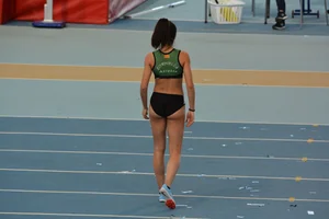 Candid track and field girls