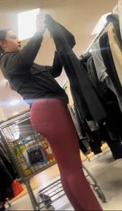 Latina wife with a nice ass in red spandex