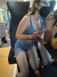 German Teen Sluts On A Train