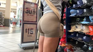VTL Spandex Shorts Jiggle!