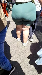 Insane BBW monster booty in shorts (OC)