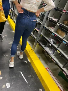 Latina teen at work