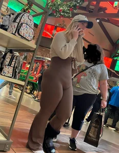 Blonde in brown bodysuit (OC)