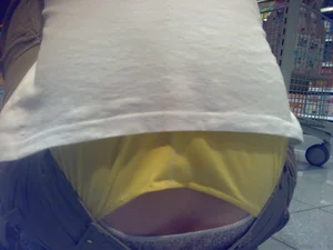 Huge collection of whale tails, ass cracks and panty peeks in public