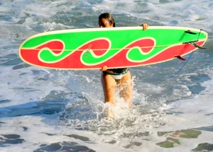 Candid surfer babes on the beach and in bikinis