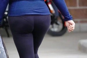 Fat Latina Ass with VPL