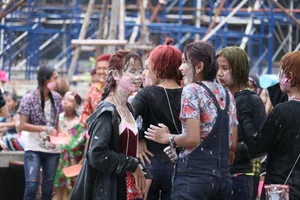 Water Festival girls in Thailand