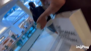 Hottie Brunette at the mall OC