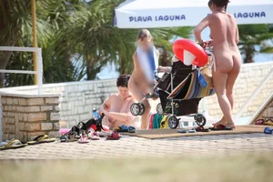 Nude beach pool milfs and mature ladies