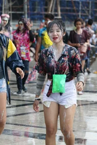 Water Festival girls in Thailand