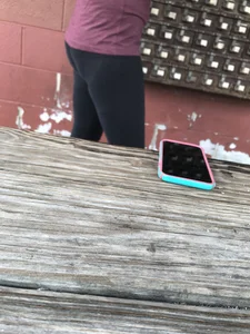 Coworker with a nice ass in leggings