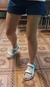 Hot Thin Legs And Feet in Sandals Creepshots Gallery