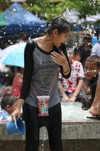 Water Festival girls in Thailand