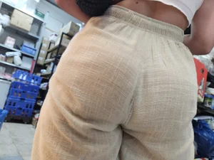 Her ass too big for the pants