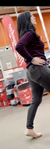 Sexy ass in glasses.