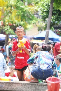 Water Festival girls in Thailand