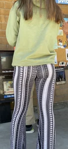 Sophomore Ass in Flare Pants (19 y/o)