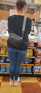 Cute milf at grocery store (face shots)