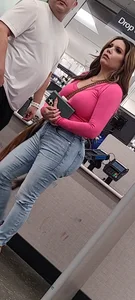 BBL in tight jeans latina
