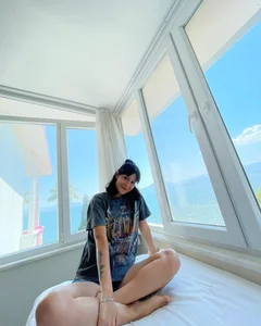 Cute girl in mini shorts non-candid photos