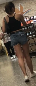 Leggings and shorts while running errands